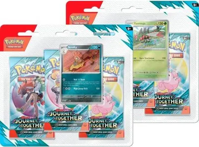 Obrázek produktu pro Pokémon TCG - Scarlet & Violet - Journey Together 3 Blister Booster