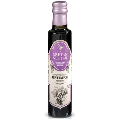 Obrázok produktu pre CRETAN NECTAR 01912 - Petimezi - koncentrovaná hroznová melasa (hroznový sirup) z Chanie na Kréte 250ml