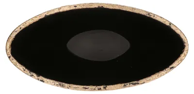 Produktbild von Mica Decorations Blumentopf - goldfarben - ovale Schale - 40x26cm