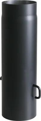 Produktbild von Ofenrohr m.Drosselklappe schwarz 2mm 150x500mm