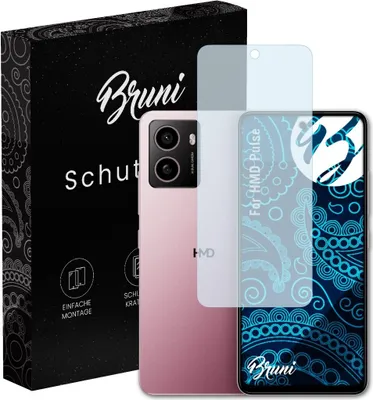 Produktbild von Bruni Basics-Clear 2x Schutzfolie kompatibel mit HMD Pulse Folie