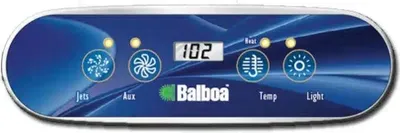 Produktbild von Balboa Touchpanel ML400 für Whirlpools, 190,5x58,4 mm, 4 Tasten, LCD-Display