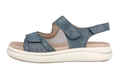 Produktbild von Remonte Riemchensandalen - Adria / Hellblau / Hellgrau Kunstleder Größe: 42 Normal