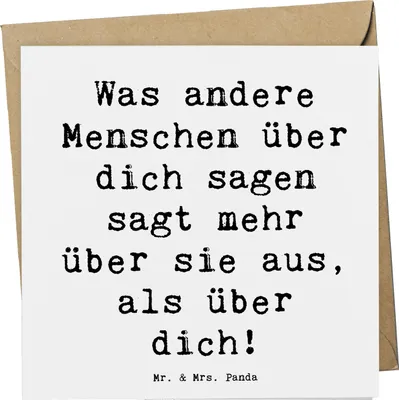 Produktbild von Mr. & Mrs. Panda Grußkarte Spruch Mobbing bewältigen Selbstwert - Weiß - Geschenk, Zuversicht, Selbstbewusstsein stärken, Glückwunschkarte, Ermutigung, Vertrauem, Trost