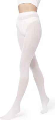 Image de Collants colorés pour femmes Merry Style en microfibre 40 deniers (blanc, XS-S).