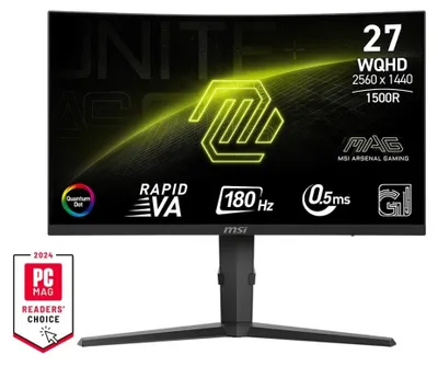 Zdjęcie produktu dla MSI MAG 275CQRF QD E2 Monitor komputerowy 69 cm (27") 2560 x 1440 px WQHD Czarny