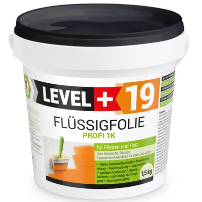 Produktbild von Flüssigfolie Profi 1,5 kg Bad Abdichtung Dichtfolie Innen und Außenbereich RM19