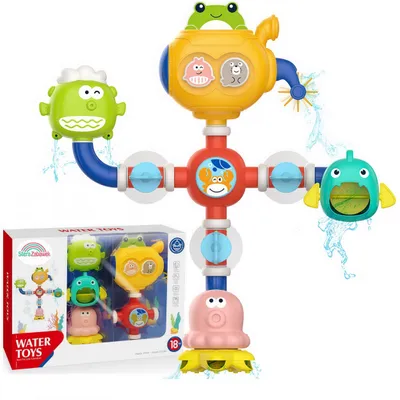 Produktbild von Lustiger Badewannen-Wasserhahn für Kinder Badespielzeug Überlauf-Spielzeug
