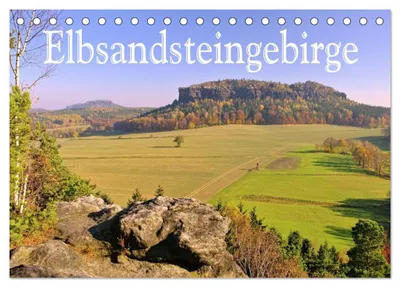 Produktbild von Elbsandsteingebirge (Tischkalender 2027 DIN A5 quer), CALVENDO Monatskalender