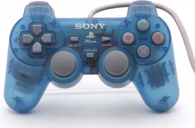 Produktbild von Original Sony PlayStation One / 1 Controller Blau Transparent PS1