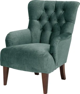 Produktbild von Max Winzer Sessel Brandon - Samtvelours petrol - Maße: 71 x 82 x 97 cm