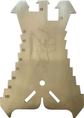 Produktbild von SCALA Anreisschablone , 165 mm