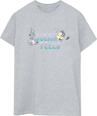 Produktbild von Disney - "The Little Mermaid" T-Shirt für Damen BI31078 (M) (Grau)