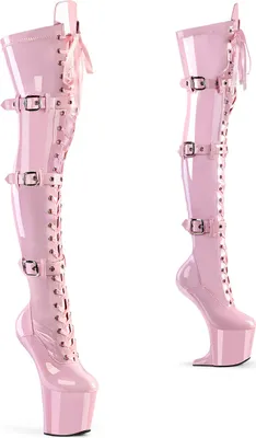 Produktbild von CRAZE-3028 Damen Boots von Pleaser, Rosa  , EU 41, US 11