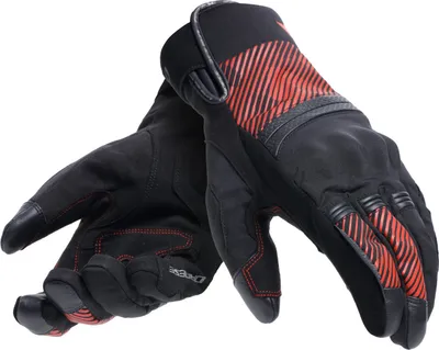 Image de Gants Dainese Fulmine D-dry Rouge,Noir 2XL Rouge,Noir 2XL