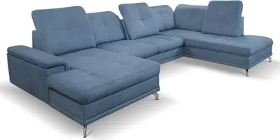 Produktbild von FurMeb24 - Ecksofa FOX U  - LINKE SEITE , Sofa mit  Bettk€sten und Schlaffunktion - VENA 06