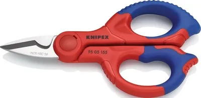 Produktbild von Elektriker-/Handwerkerschere L.155mm 2-K.-Hüllen KNIPEX