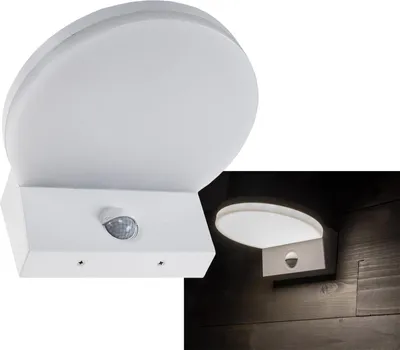 Produktbild von LED Wandleuchte 'TORTUGUERO' IP65, 15W, 1569lm, Bewegungsmelder