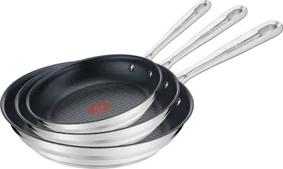 Produktbild von Tefal E011S3 Pfannen-Set Jamie Oliver Brushed 3-tlg