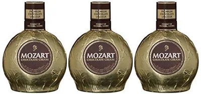 Immagine prodotto di Mozart Crema Oro Liquore al Cioccolato con Vaniglia Bourbon 500ml confezione da 3 pezzi