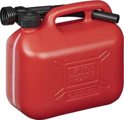 Obrázek produktu pro Kanystr na benzín 5 l plastový červený Schváleno OSN