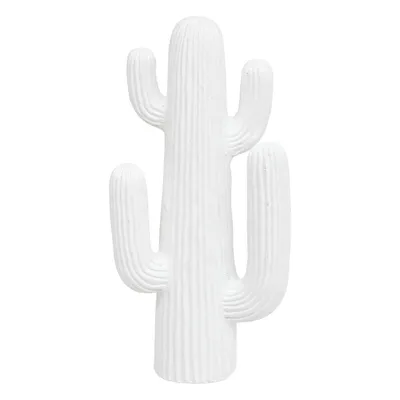 Immagine prodotto di Figura decorativa cactus bianco RODRIGO, 38 cm