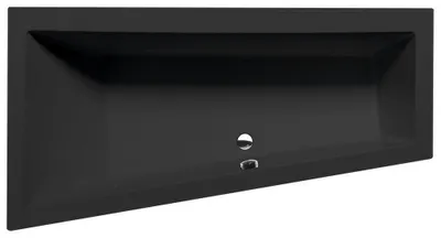 Immagine prodotto di Vasca salvaspazio ANDRA, 180x90x45cm, sinistra, nero opaco