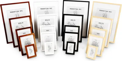 Produktbild von Casa Chic Bilderrahmen mit Passepartout, 31x23cm Bilderrahmen für Urkunde & Collage, Glas Bilderrahmen, Fotorahmen Stehend/Wandmontage, Rahmen Vertikaler/Horizontaler Gebrauch, Metall-Bilderrahmen