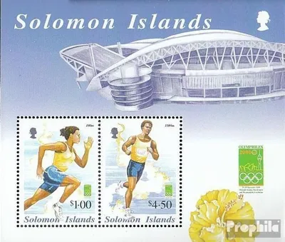 Produktbild von Briefmarken Salomoninseln 2000 Mi Block62 (kompl.Ausg.) postfrisch Olympische Sommerspiele