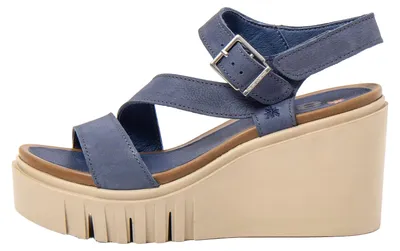Image de Art Sandales à talons pour Femme 2080 NOBUCK OCEAN/ CATANIA Couleur Bleu