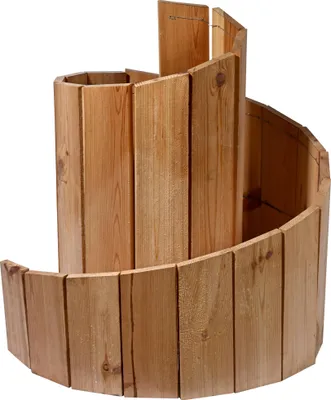 Zdjęcie produktu dla dobar spirala ziołowa lite drewno, zestaw, ok. 250x1,6x68 cm