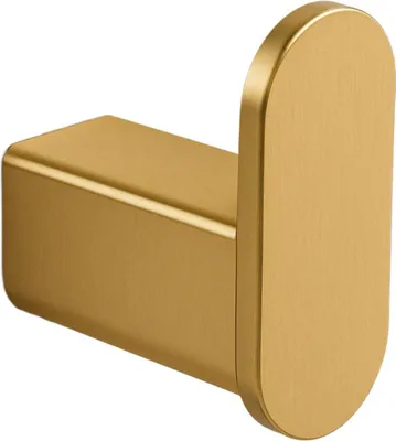 Produktbild von Balneo | Handtuchhaken Edelstahl gold | Badezimmerhaken QARX Rostfrei | Wandhaken für Badezimmer