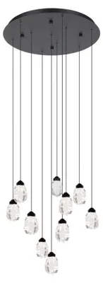 Productafbeelding van 10-lichts hanglamp Sindicat zwart