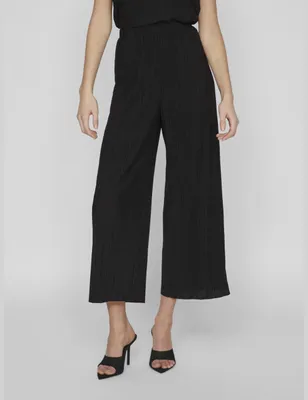 Productafbeelding van Elastische broek met wijde pijpen | Maat L