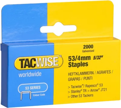 Produktbild von TACWISE Heftklammern 53/4 mm verzinkt 2.000 Stück