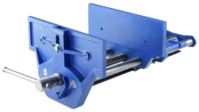 Produktbild von VEVOR Holzwerkstattzwinge, 13 Zoll Holzwerkbankzwinge, Schwerlast-Gusseisen-Vise für Werkbänke mit 10,6" Backenbreite, mit Schnellspannhebel für Holzarbeiten, Schneiden und Bohren, 270 mm, 335 mm