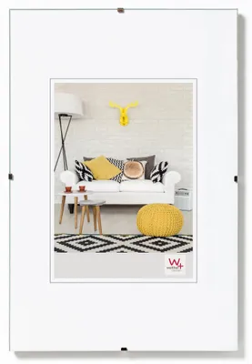 Productafbeelding van Fotolijst met Euro-clip, helder glas, 18x24 cm