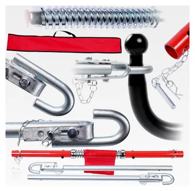Produktbild von Abschleppstange mit Tasche 1,8 m bis 3 t Abschleppsystem Pannenhilfe