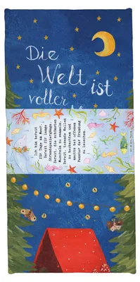 Produktbild von Mr. & Mrs. Panda Strandtuch Unter dem Meer - Weiß - Geschenk, Dekoration, sporthandtuch, Frottier, Handtuch, Sport, Duschhandtuch