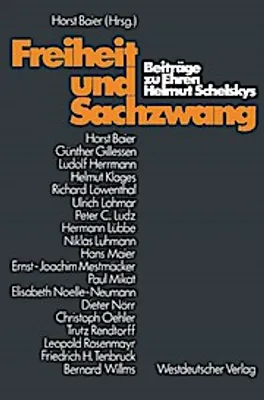Produktbild von Freiheit und Sachzwang