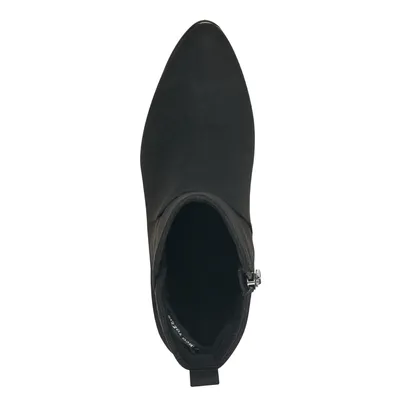 Produktbild von MARCO TOZZI Damen Stiefelette Textil spitz Blockabsatz 2-25095-41, Größe:38 EU, Farbe:Schwarz