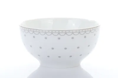Produktbild von Thun 1794 Miska na müsli, český porcelán, sivé bodky, 0,70 l, Thun