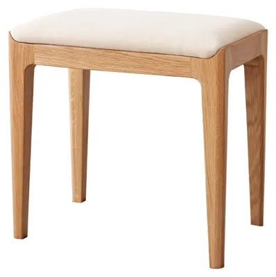 Produktbild von Hocker aus Massiv-Esche, Natürliche Oberfläche