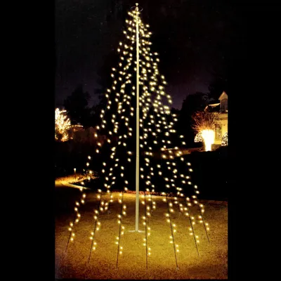 Obrázok produktu pre Osvetlenie vlajkového stožiaru, 192 LED diód, výška 208 cm