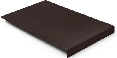 Produktbild von Mauspad Leder Dunkel Braun cm 20x32 - Mousepad Struktur aus Stahl mit Kantenschutz - Hergestellt in Italien