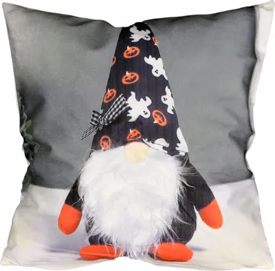Obrázok produktu pre Vianočný obal na vankúš 3D Halloween Elf 6115M 40x40 cm
