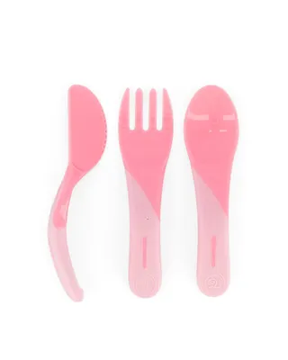 Produktbild von Twistshake Learn Cutlery 6+m (6 Farben) Pastel Pink