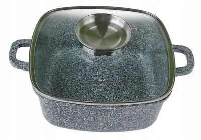 Zdjęcie produktu dla GARNEK MARMUROWY 22cm Brytfanna Indukcja 3,5l 7058