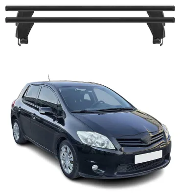 Produktbild von Menabo Dachträger Grundtäger für Toyota Auris 2006-2012 ABE Aluminium Schwarz 2x, KI-generiertes Bild