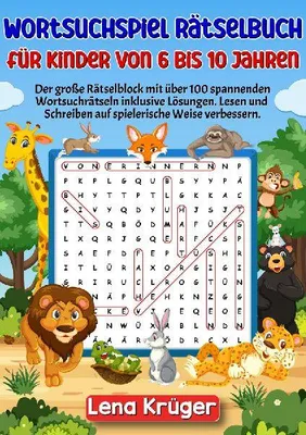 Produktbild von Wortsuchspiel Rätselbuch für Kinder von 6 bis 10 Jahren